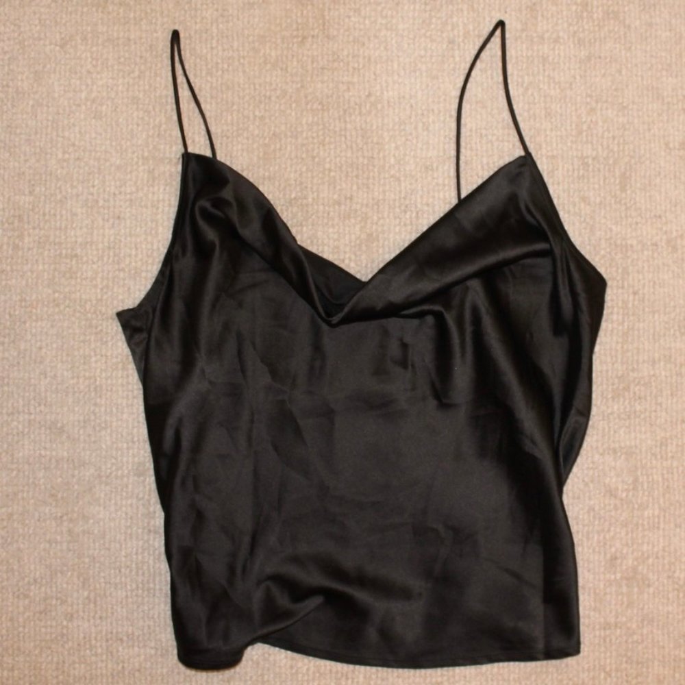 URBAN OUTFITTERS SILK COWL NECK TANK